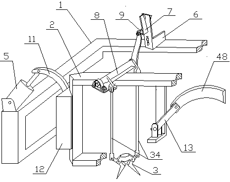 Continuous dibbling method and continuous dibbling mechanism for garlic