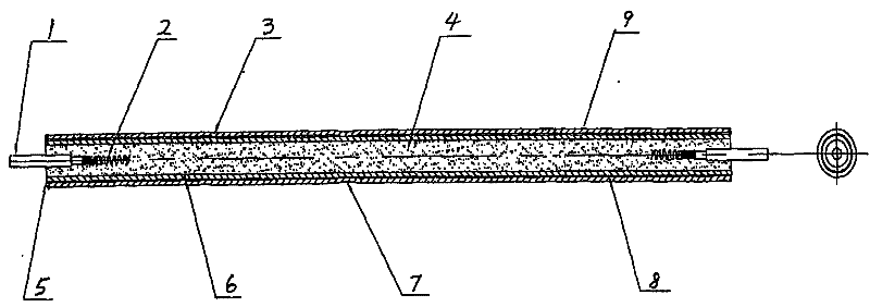 Self anti-scale corrosion-resisting electrical heated tube