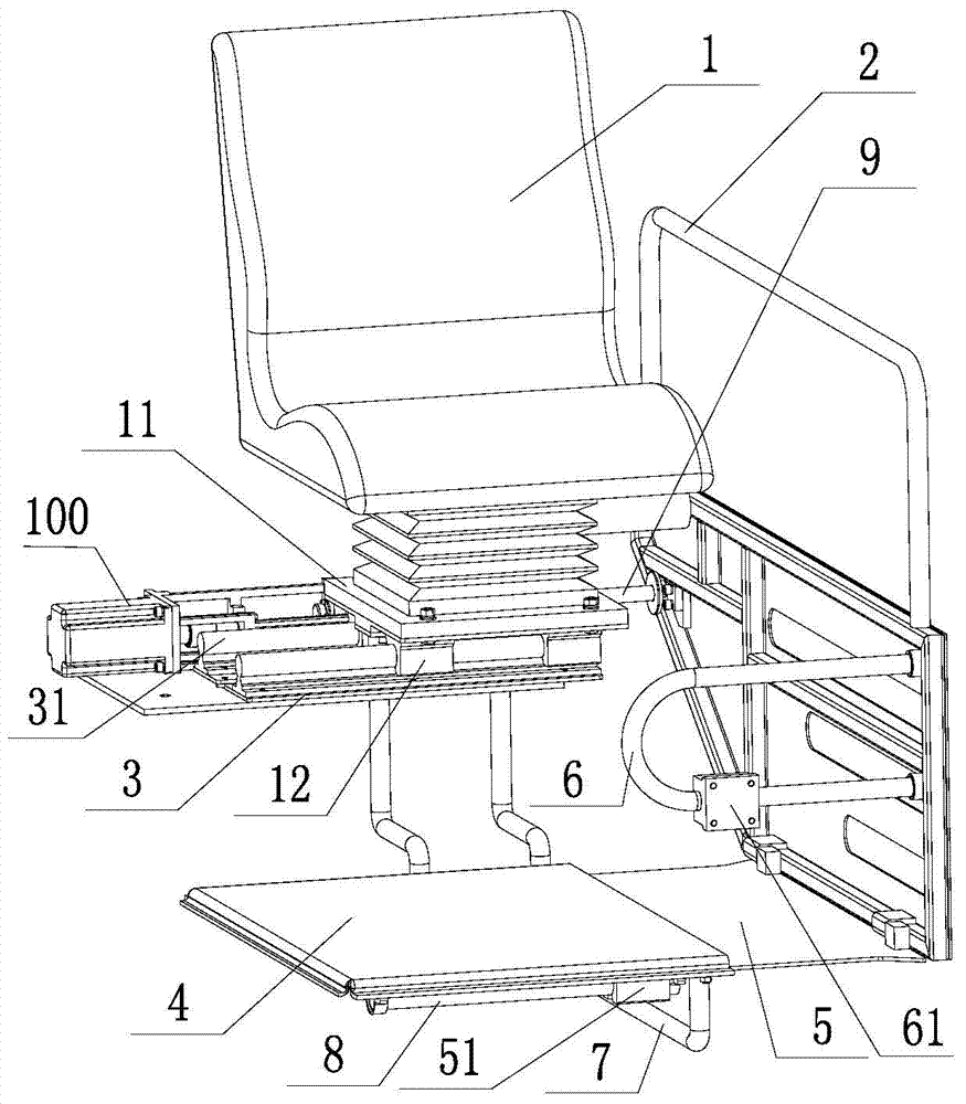 Mobile seat of engineering machinery, and paver