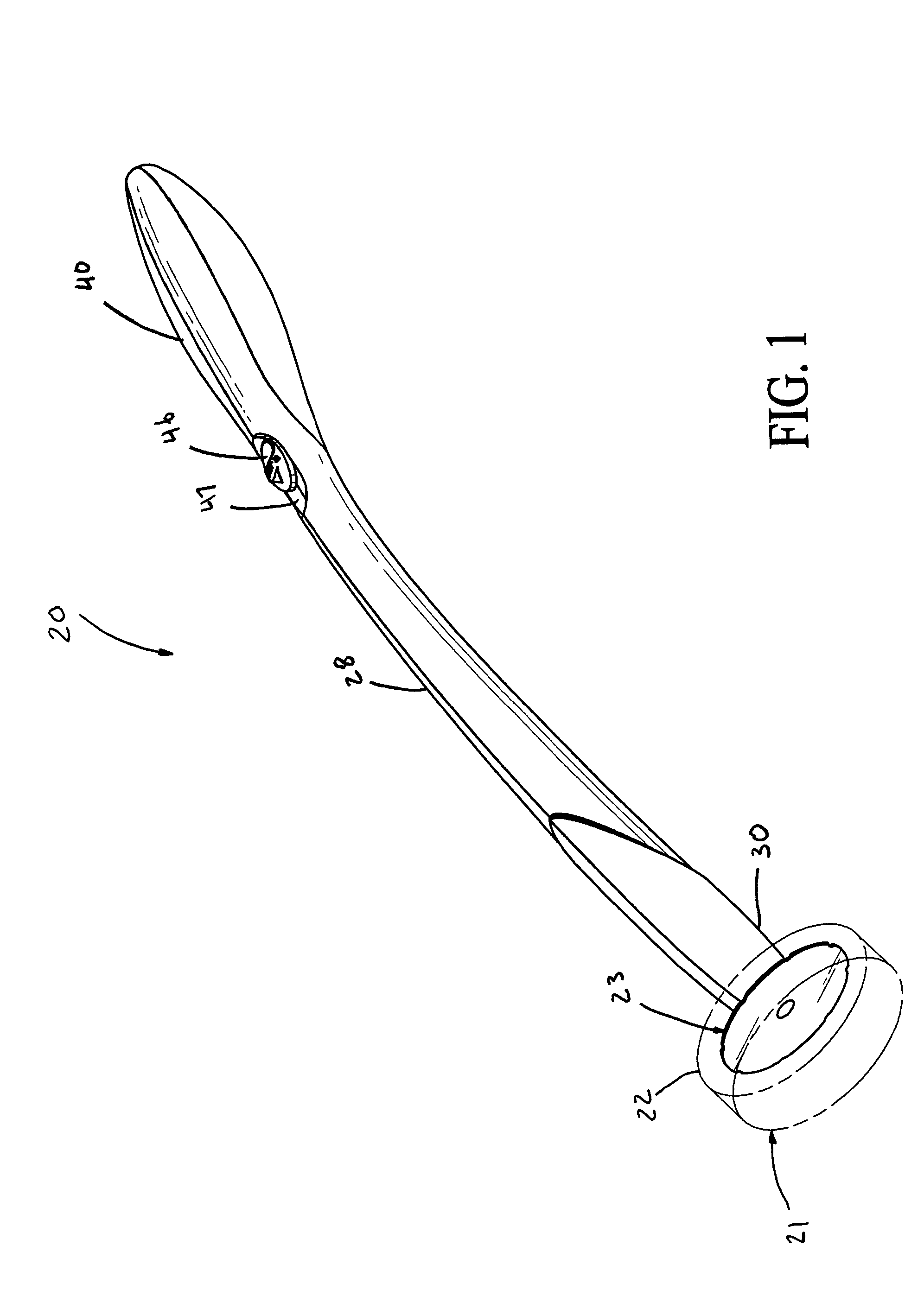 Cleaning tool assembly with a disposable cleaning implement