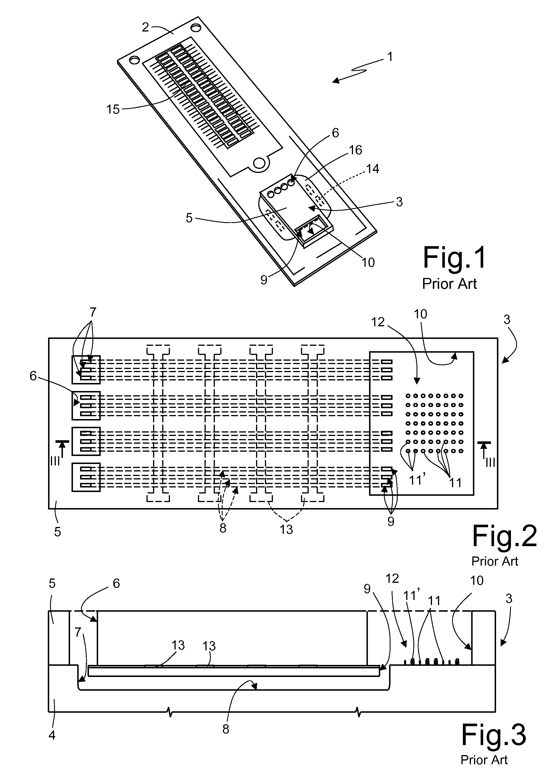 Assembly of a microfluidic device for analysis of biological material