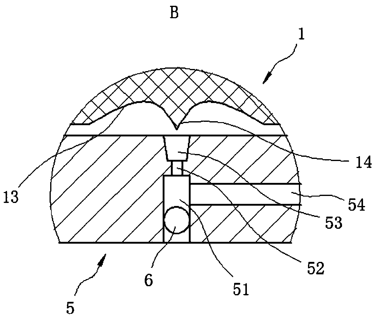 Air bearing capable of preventing light-load abrasion