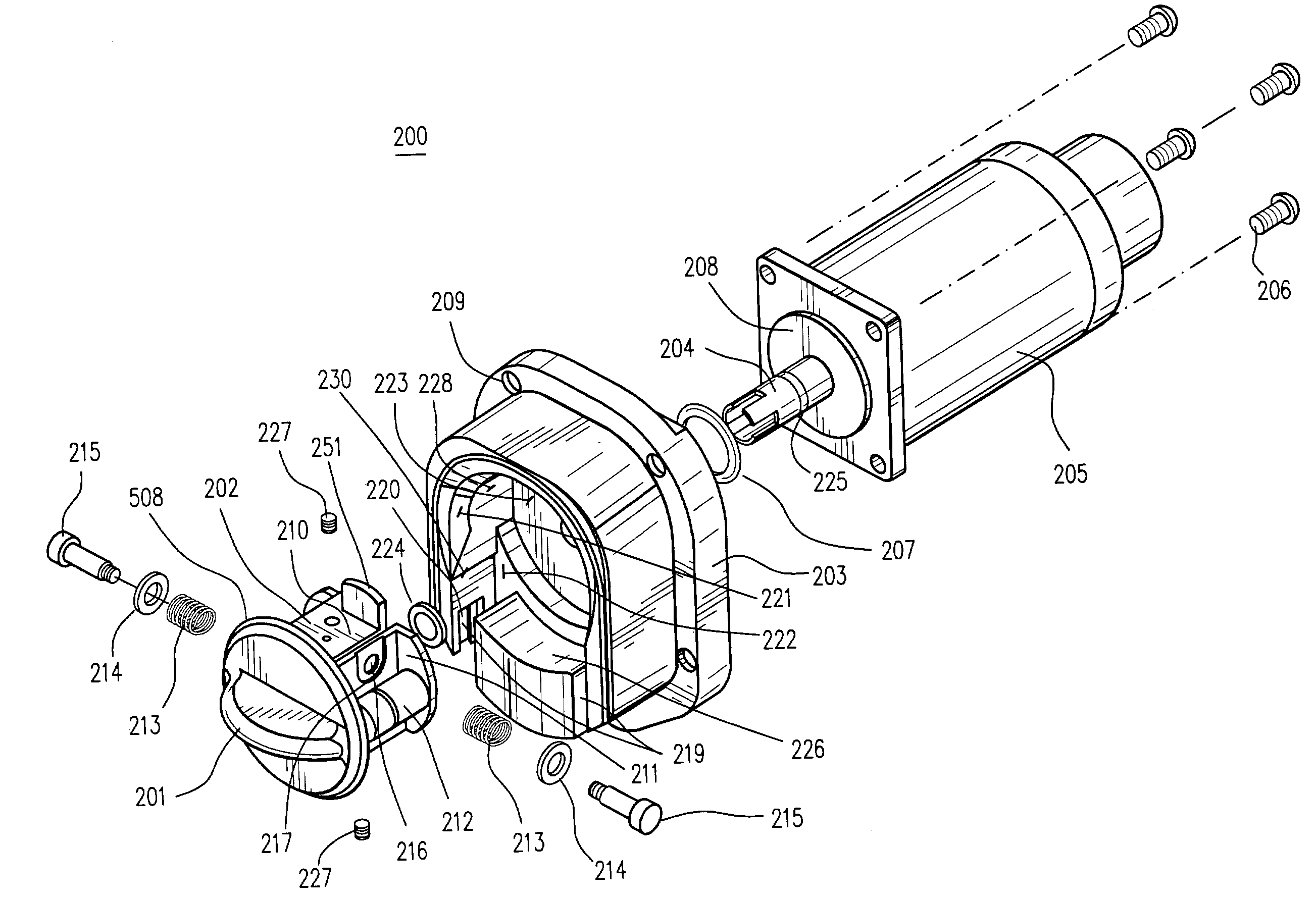 Self-loading peristaltic pump for extracorporeal blood circuit