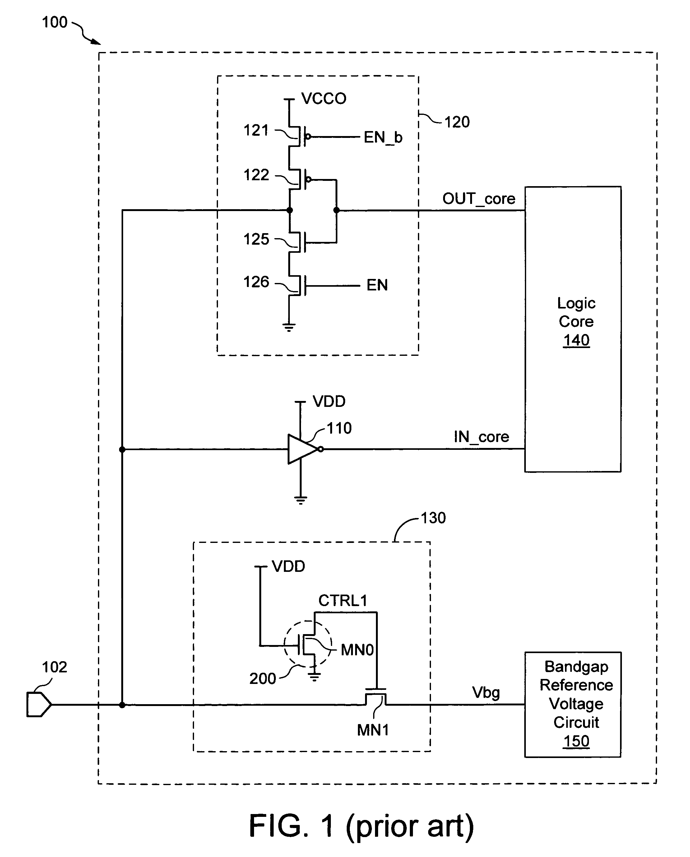 Ground bounce protection circuit for a test mode pin