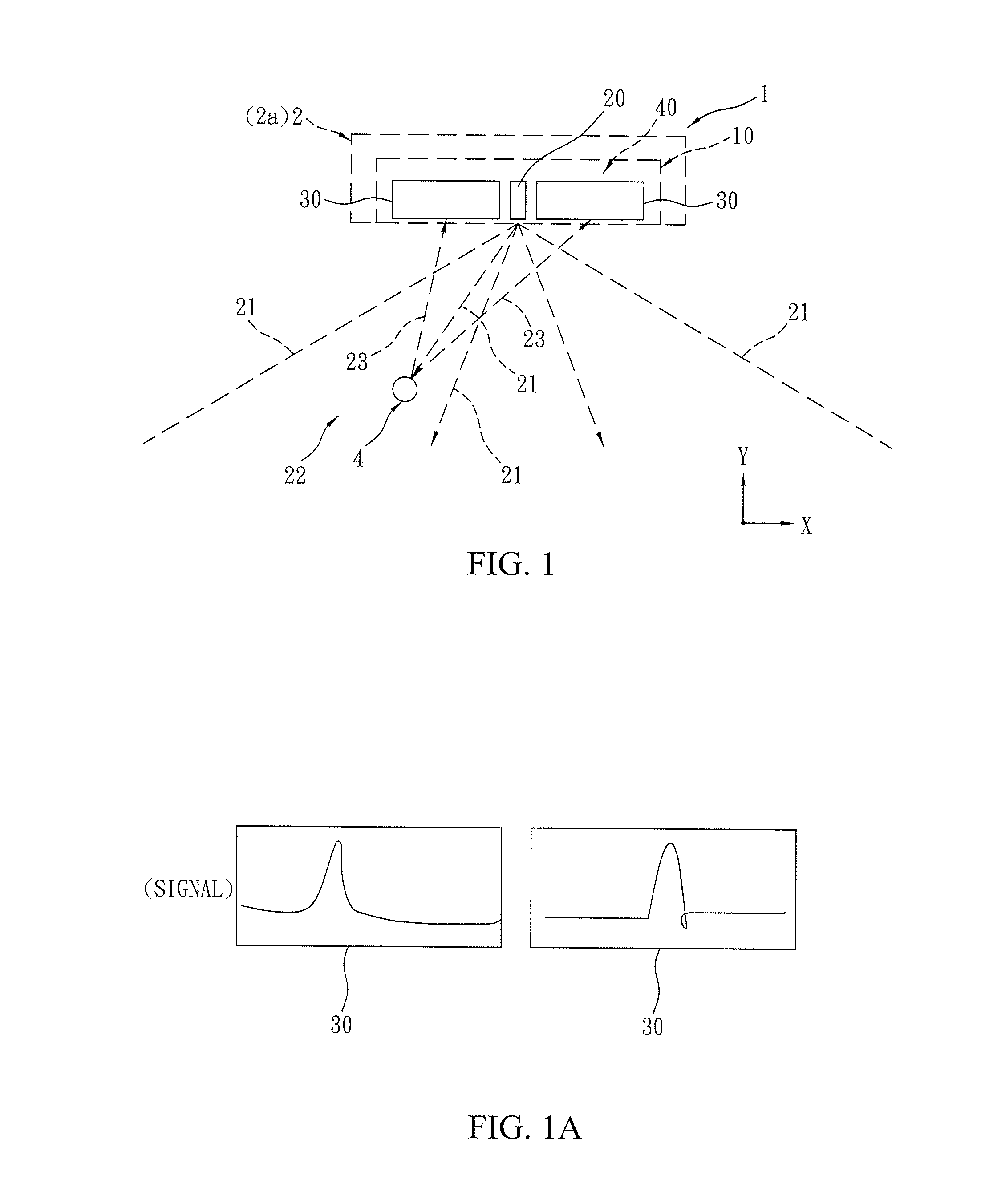 Virtual two-dimensional positioning module of input device and virtual device with the same