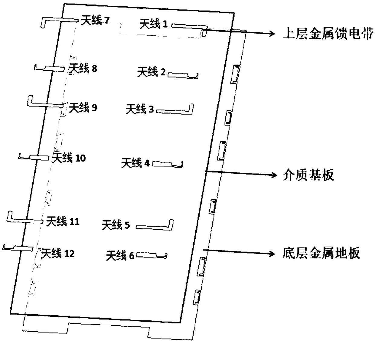 Dual-band miniaturization MIMO mobile phone terminal antenna system used for 5G communication