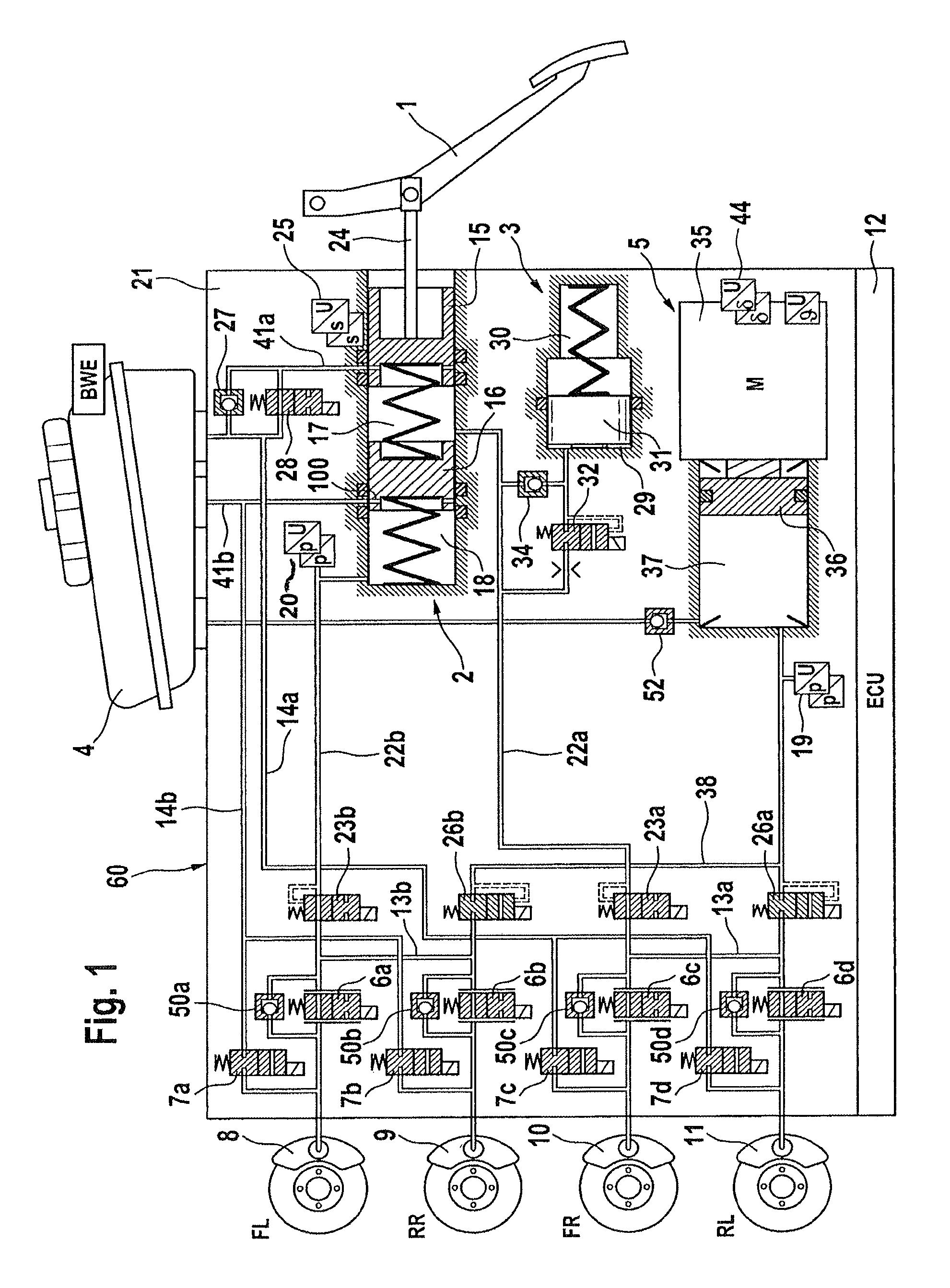 Method for providing haptic information to the driver of a motor vehicle