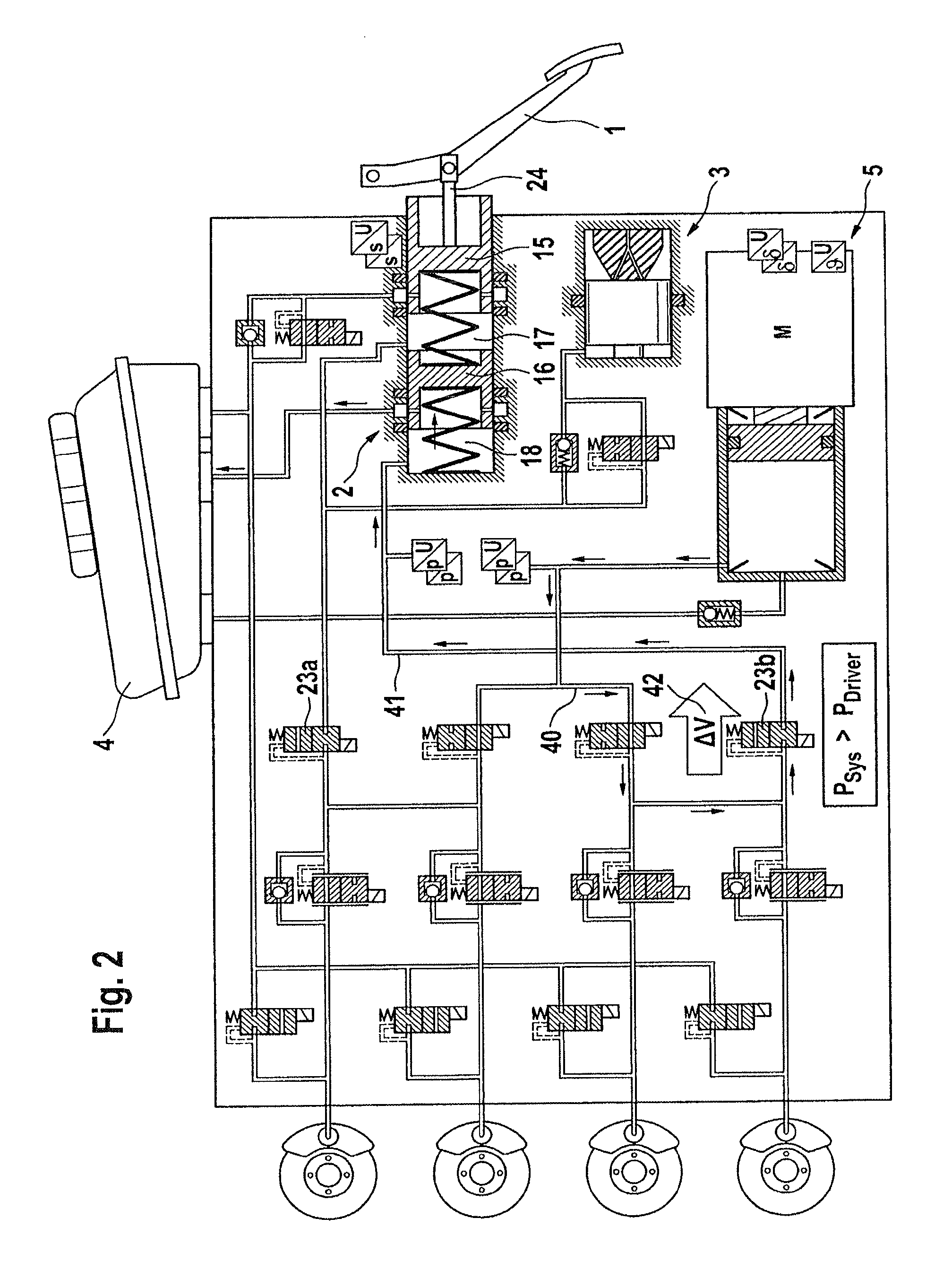 Method for providing haptic information to the driver of a motor vehicle