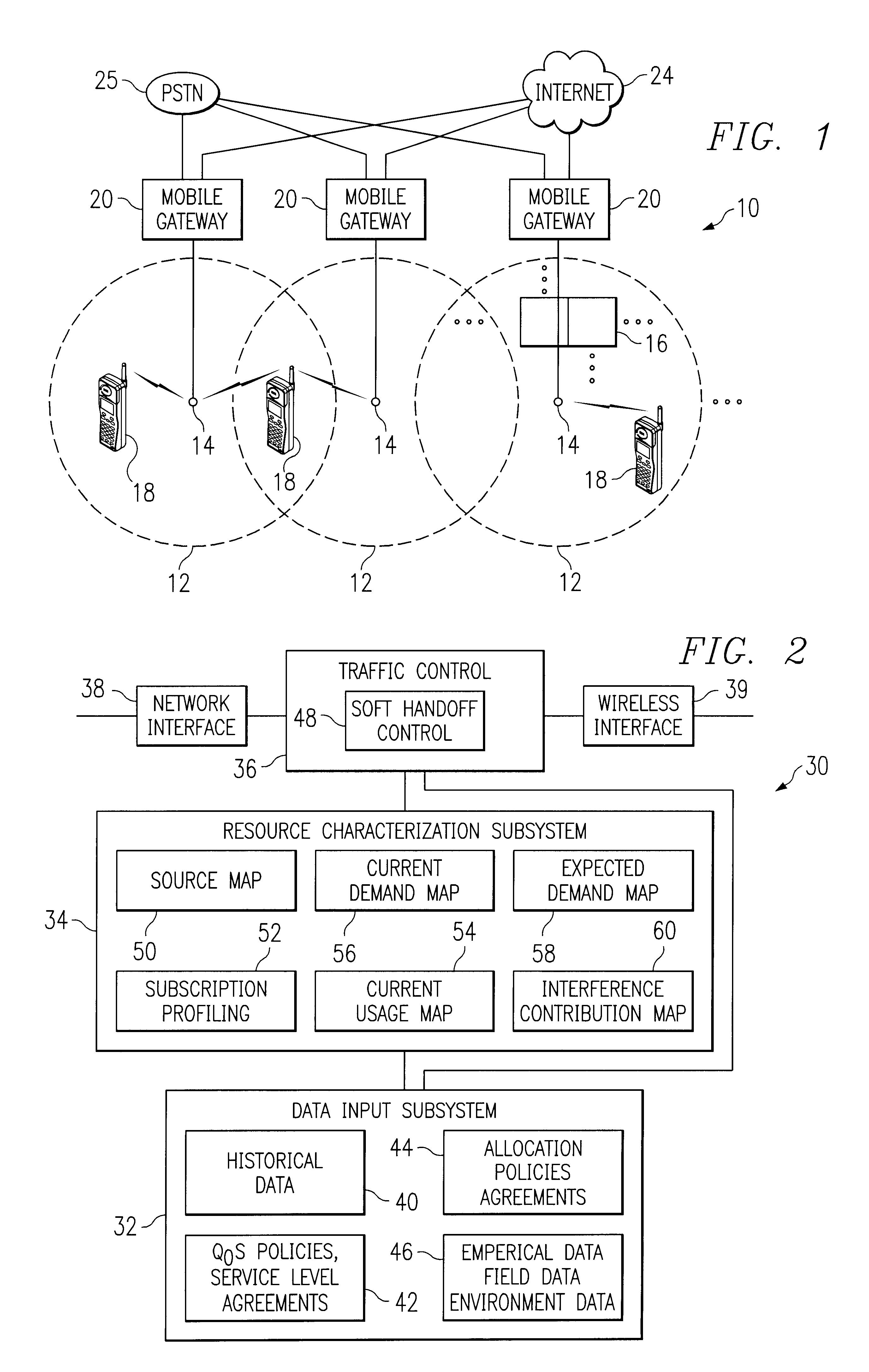 Method and system for dynamic soft handoff resource allocation in a wireless network