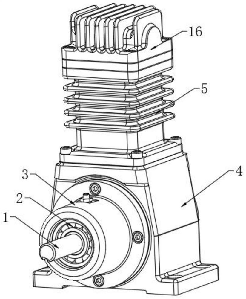 Linear reciprocating piston type compressor and using method thereof