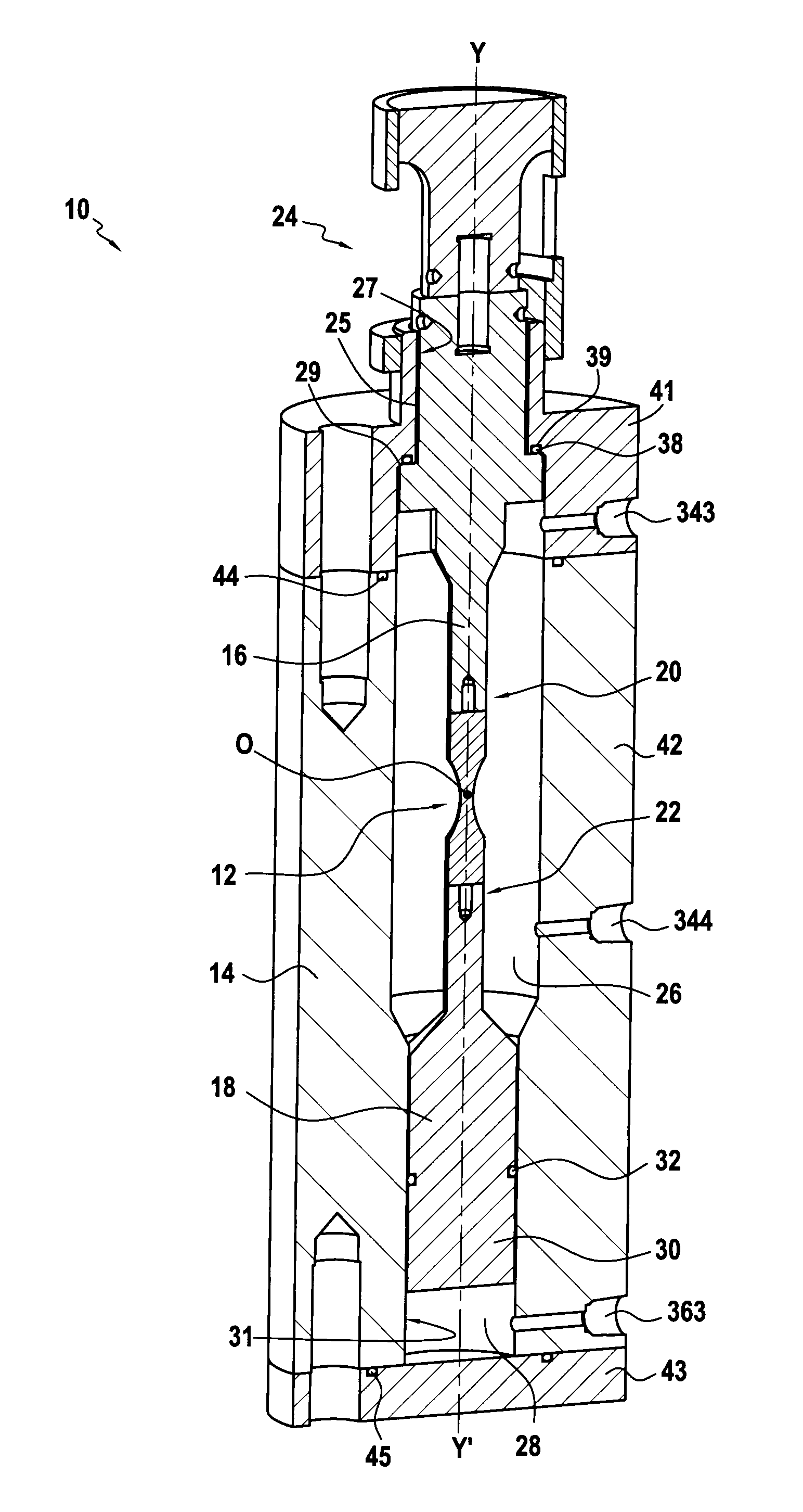 Apparatus and method for carrying out in a controlled atmosphere material fatigue tests in a high cycle regime with a controlled strain ratio