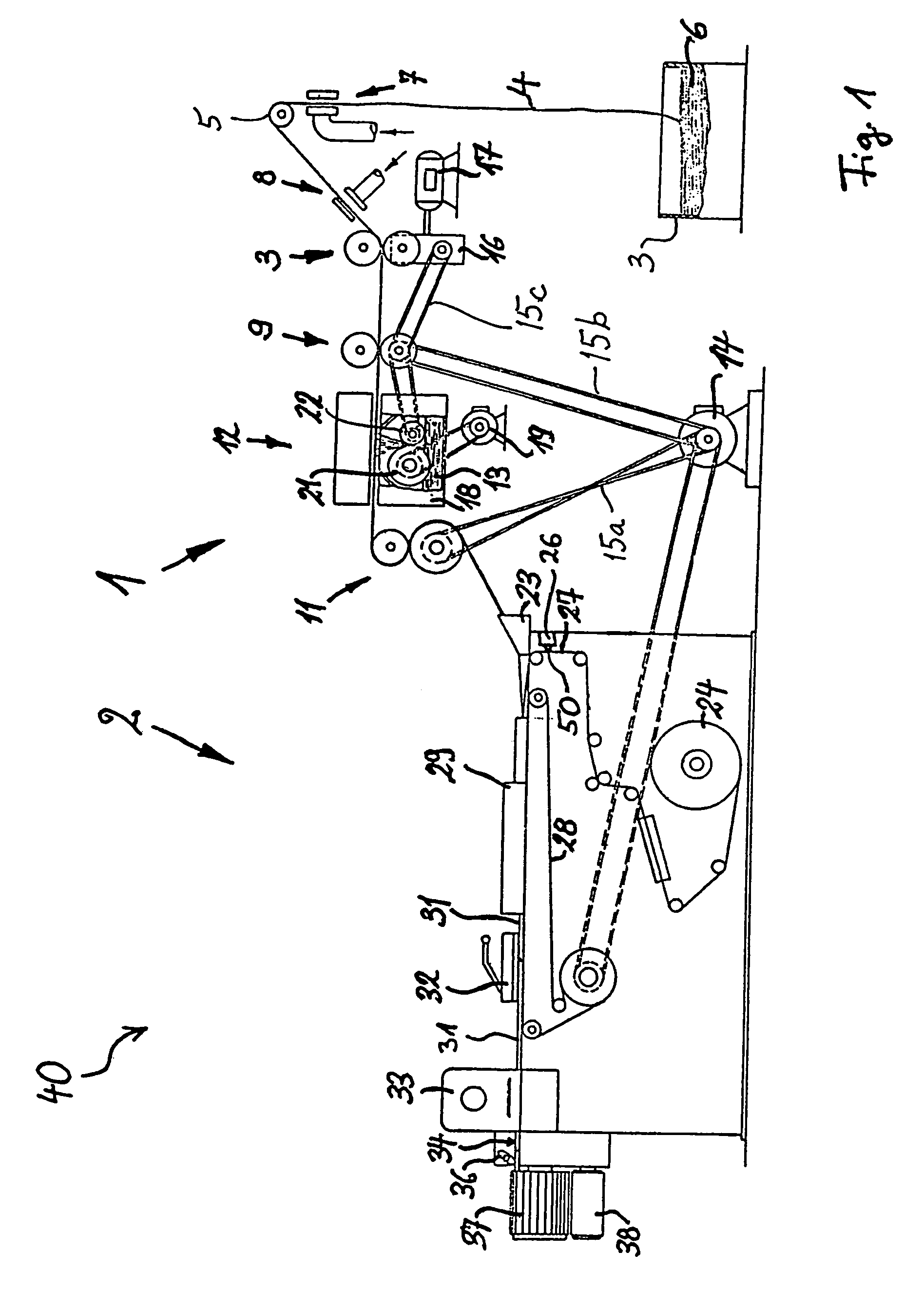 Method of and apparatus for applying adhesive to running webs of paper and the like