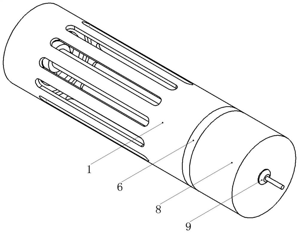 Thermocouple connection structure with impact protection function