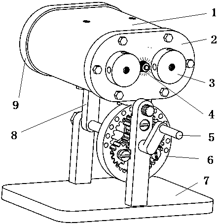 A parallel core holder