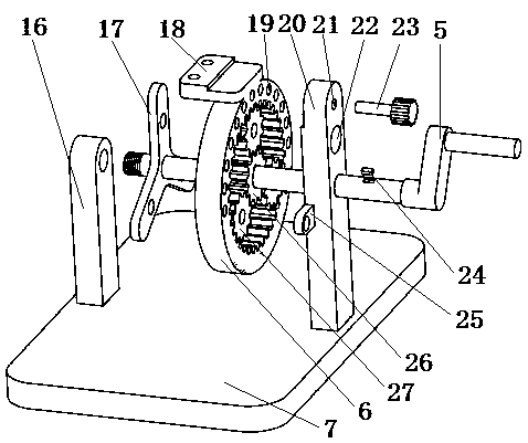 A parallel core holder