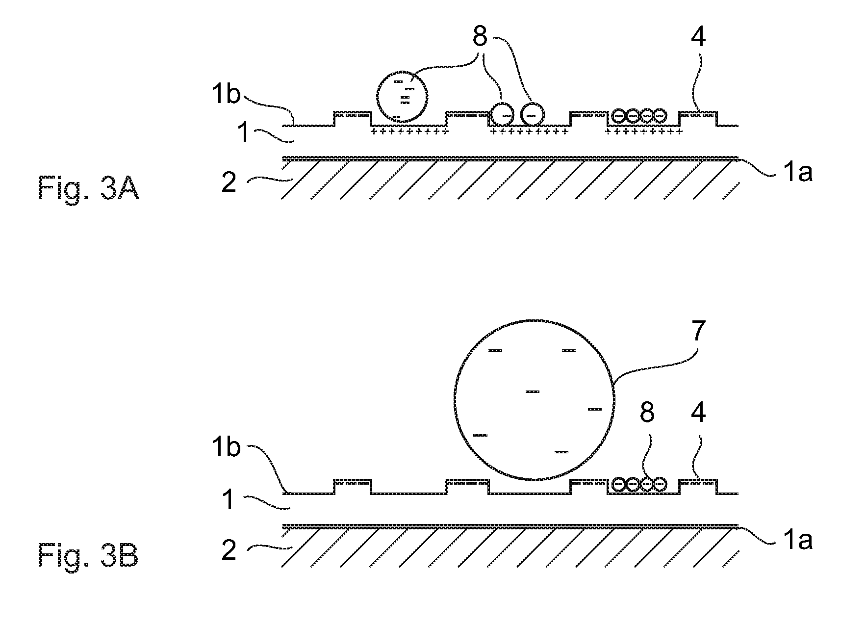 Device and method for patterning a surface of a polymer layer