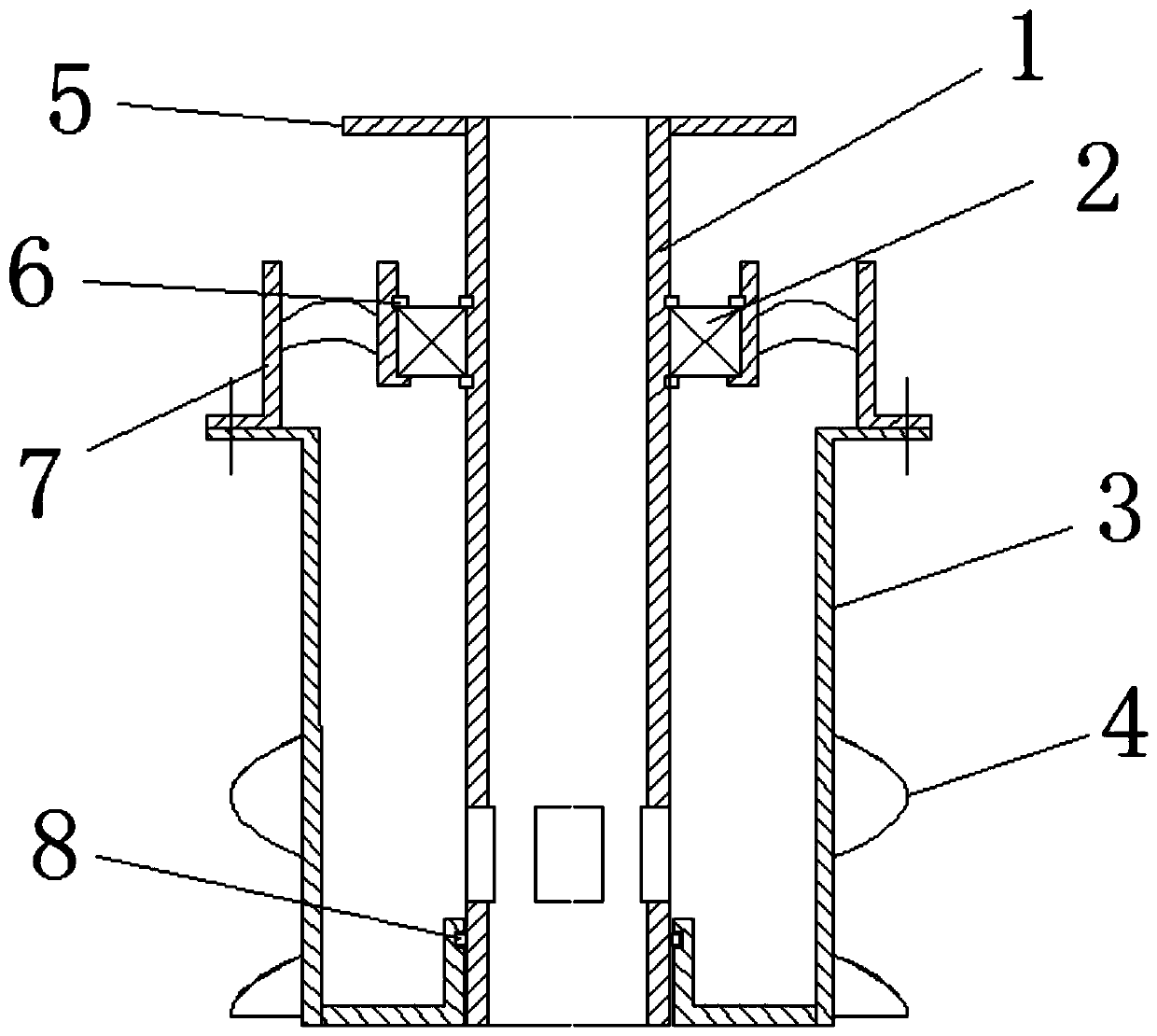 Pneumatic rotary suction nozzle