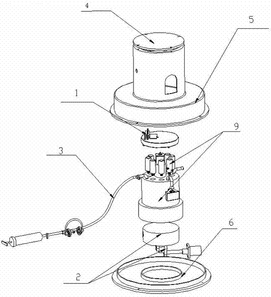Cam indexing type aroma generating device