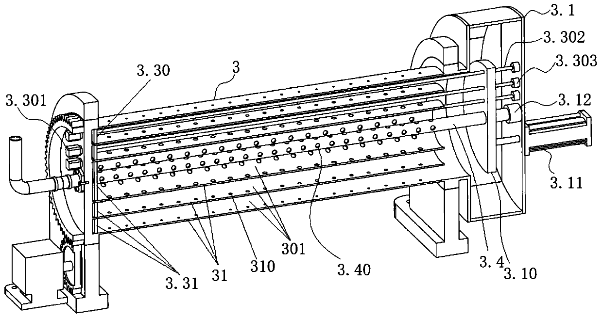 Horizontal type shaft-rotating multistage sewage filtering equipment and method thereof
