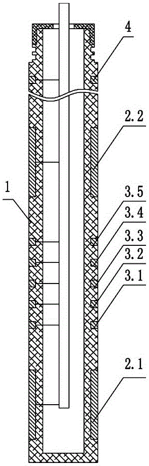 Small pole distance array scanning electrical logging method for detecting silted intercalation in drill hole