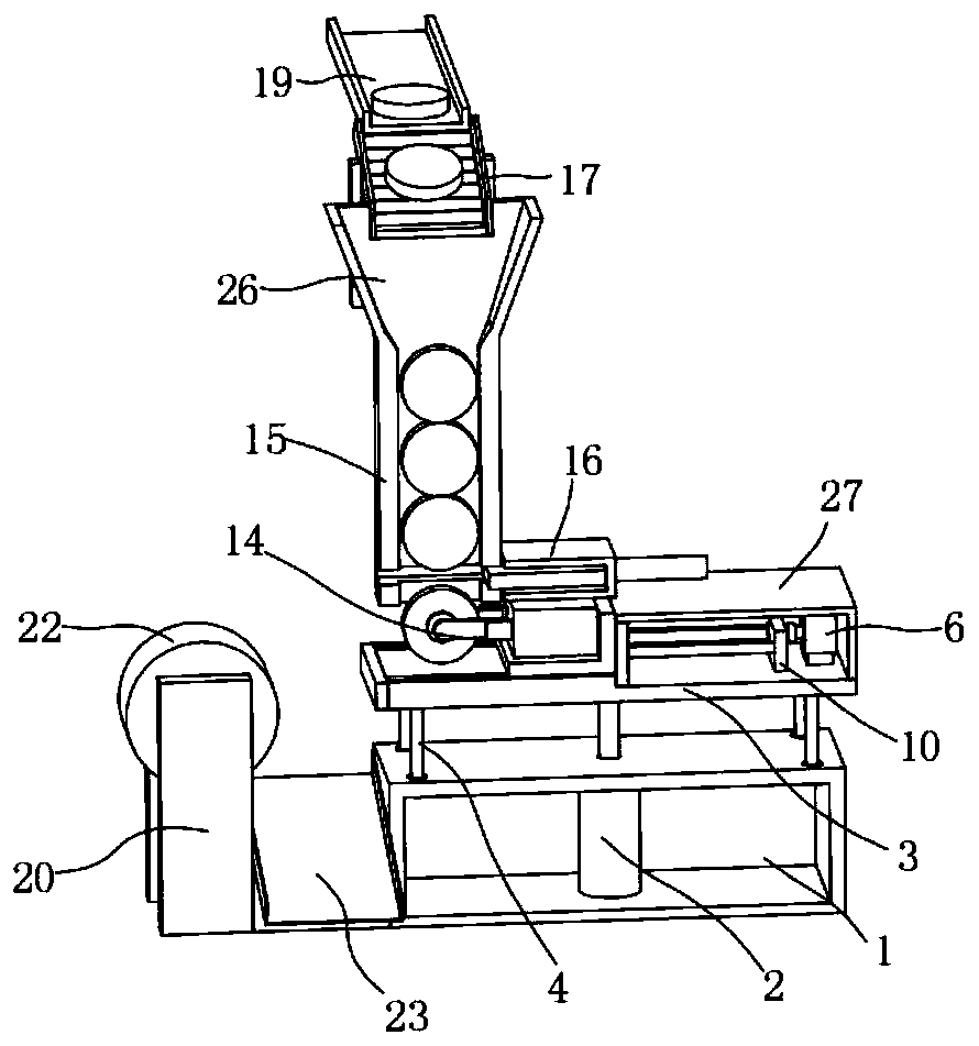 Grinding device for optical lens producing and production