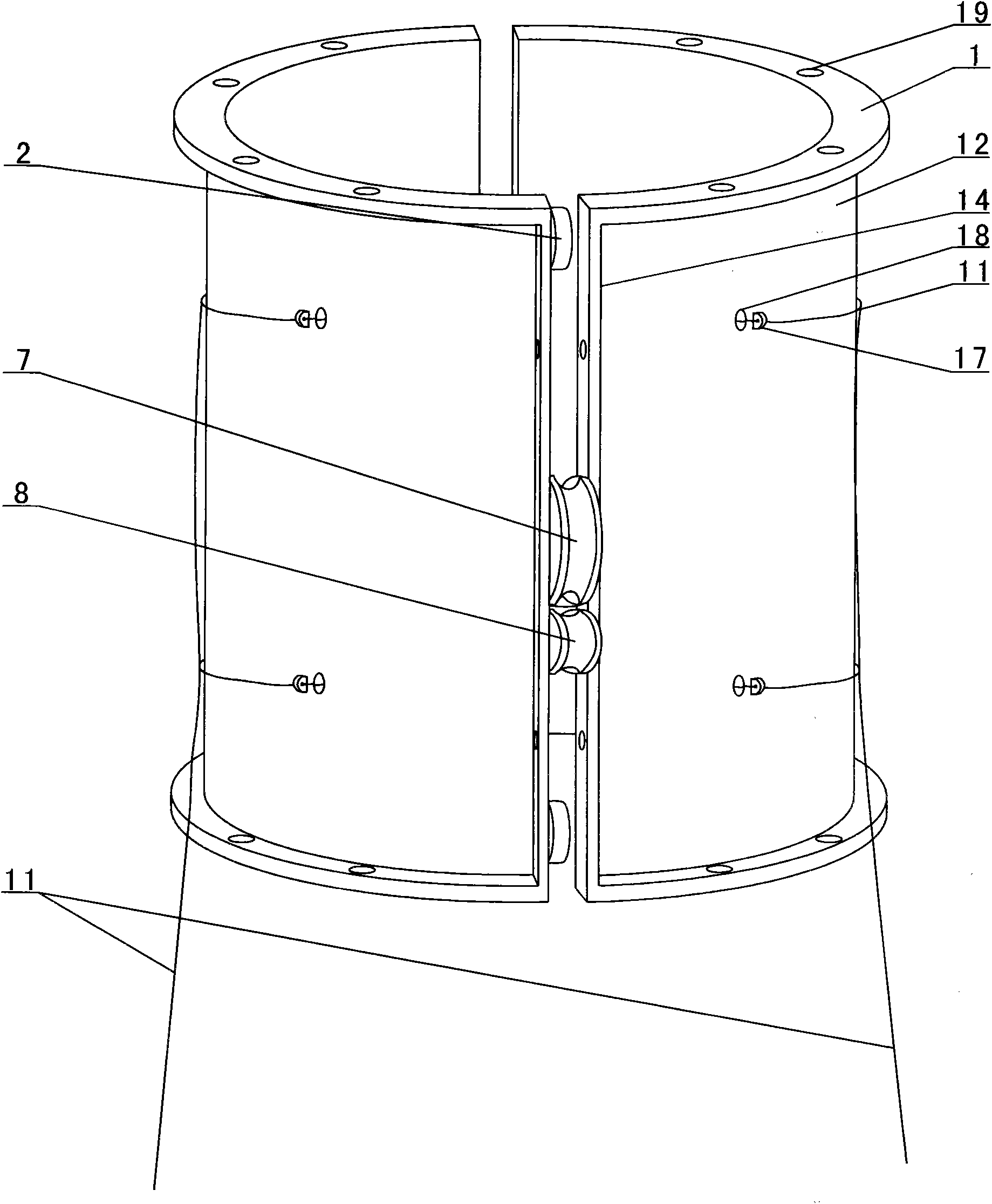 Portable wire pole climbing mechanism