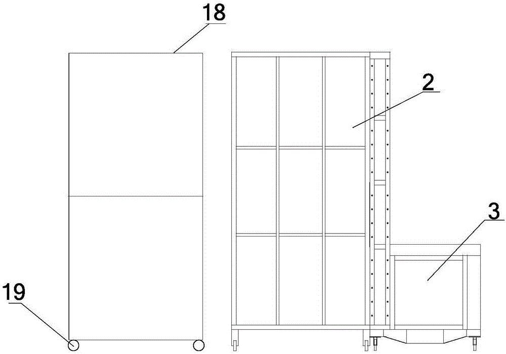 Device for testing fireproof performance of external facade of building