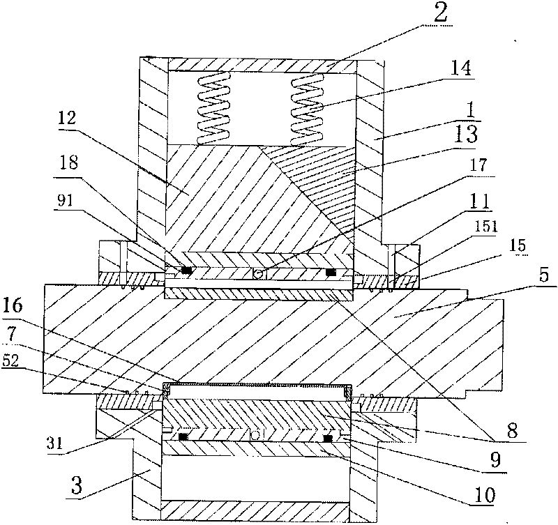 Sealed structure of rolling piston compressor or engine