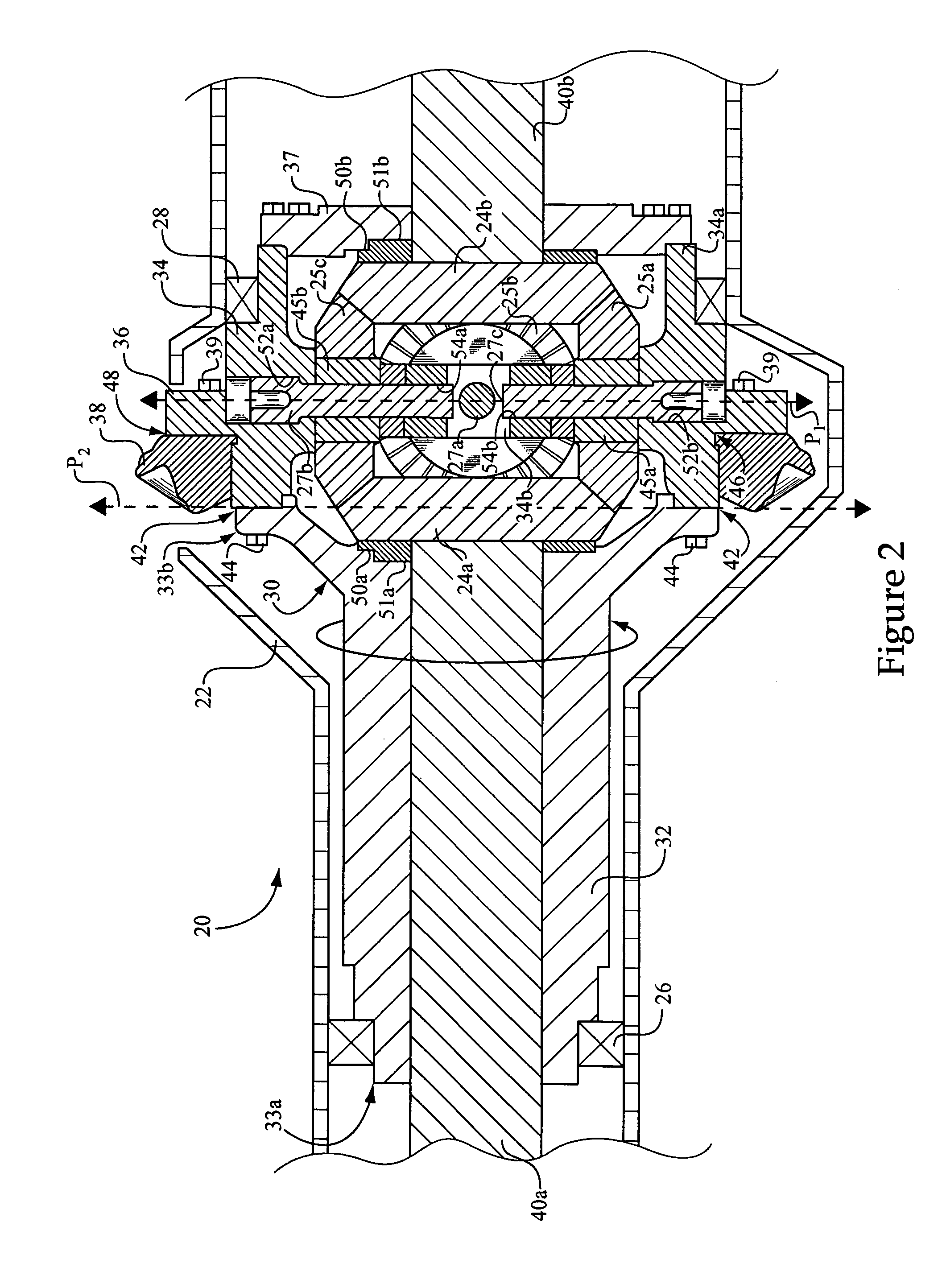 Differential assembly for a machine