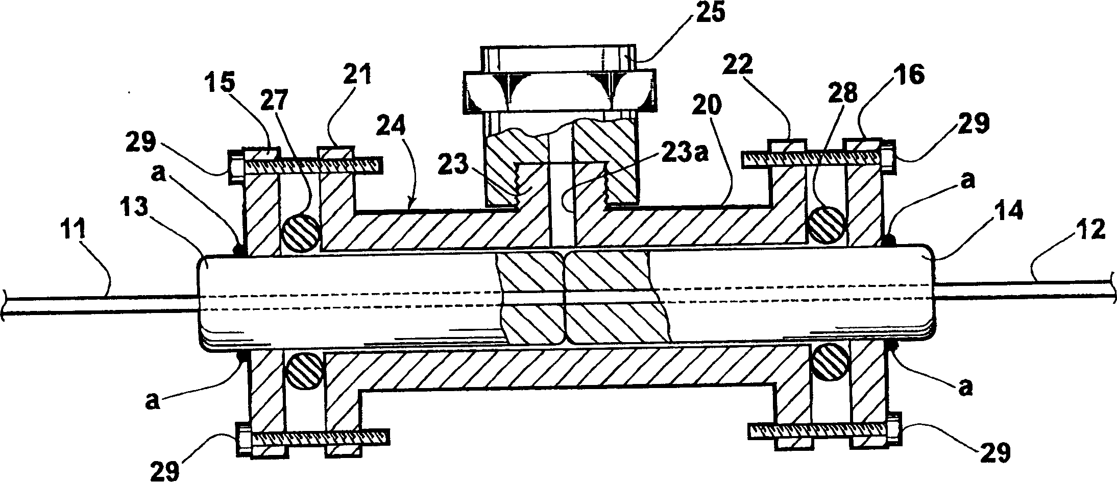 Optical fiber connection structure