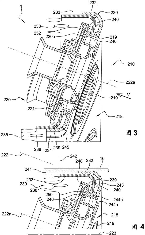 Combustion chamber double chamber bottom