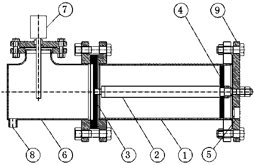 Ultrasonic electrolysis device for economically and efficiently oxidizing industrial wastewater