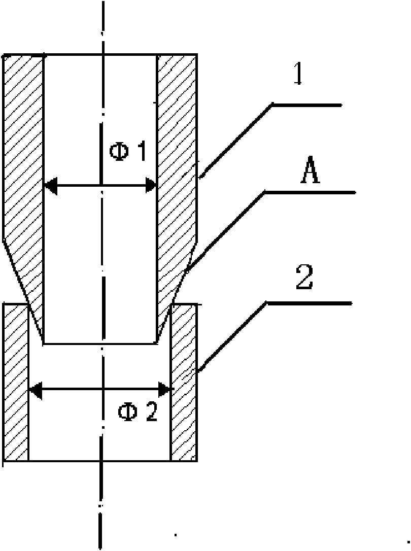 Method for the thermal compression welding of copper-aluminum combined pipeline fitting under the assistance of rotary friction