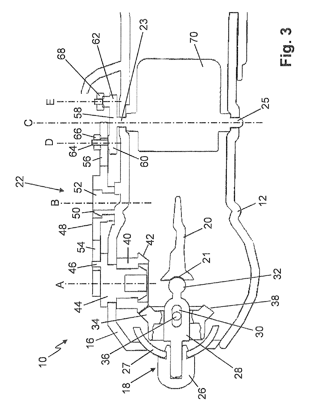Device for controlling an air stream