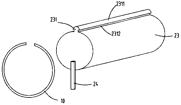 A ring two-way toggle arrangement and grinding step equipment