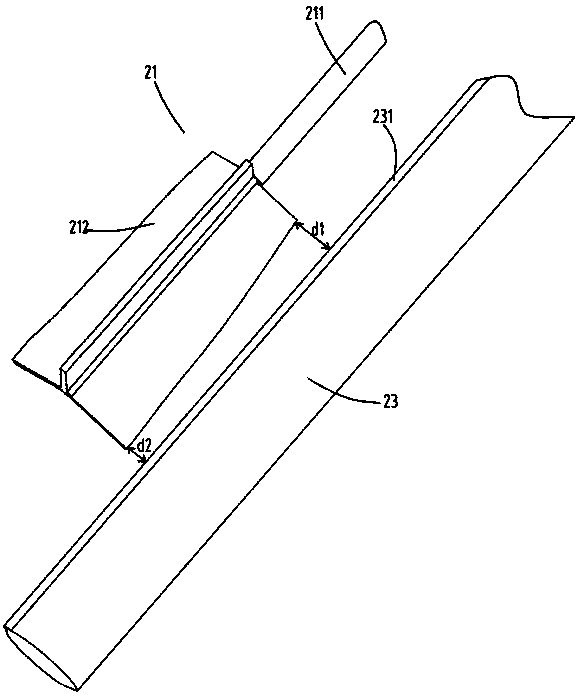A ring two-way toggle arrangement and grinding step equipment