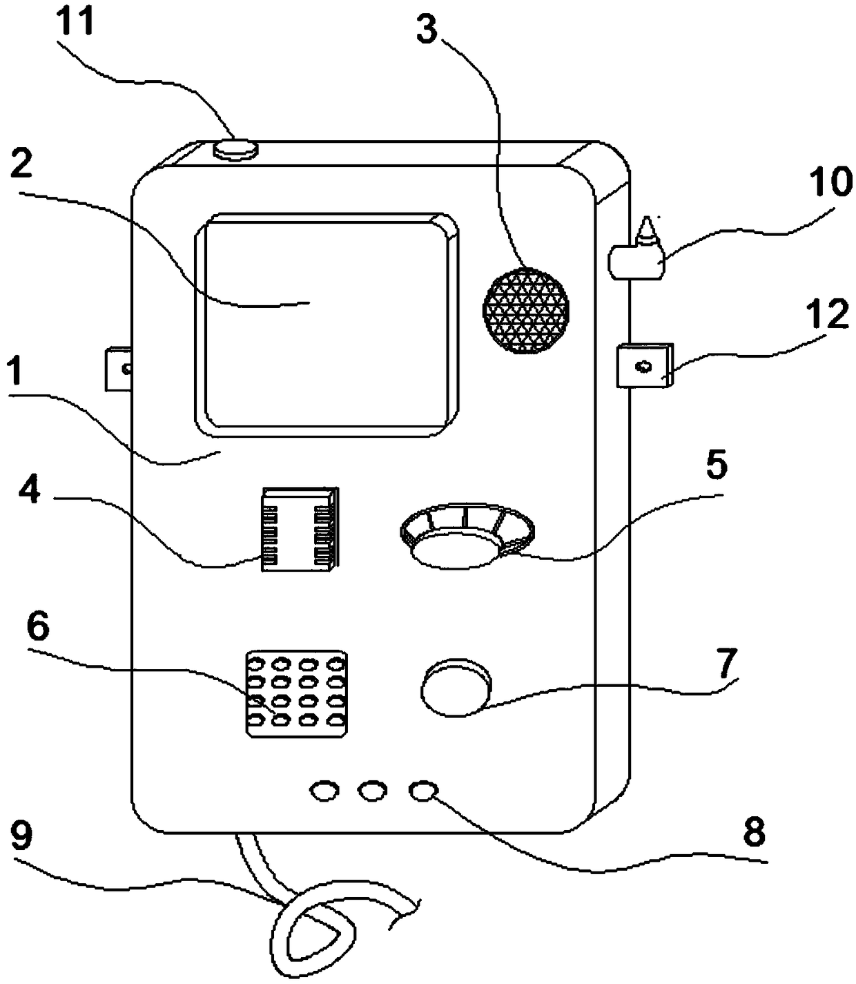Kitchen monitoring and alarming device and method
