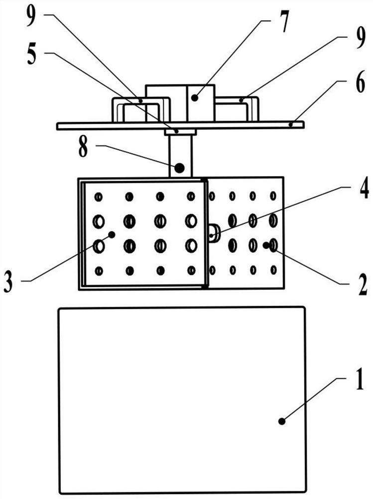 Oil bath furnace stirring device of integrated workpiece loading cavity