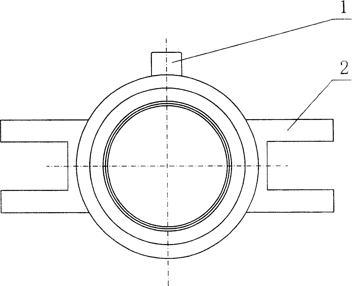 Inflation method and device for inflatable automobile shock absorber