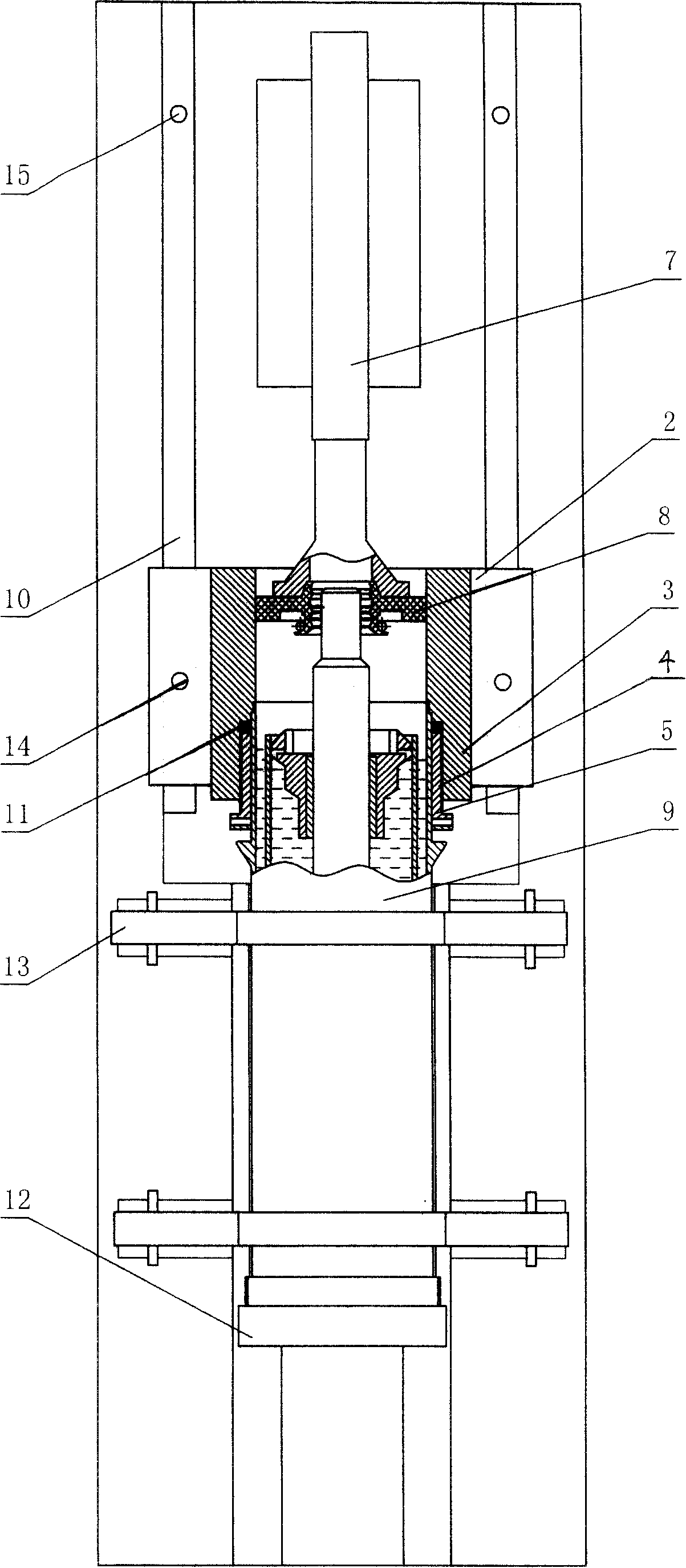 Inflation method and device for inflatable automobile shock absorber