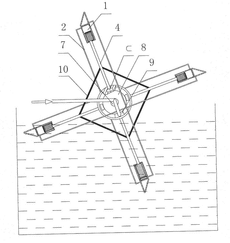 A gravity/buoyancy complementary power box and its assembled hydrostatic power mechanism