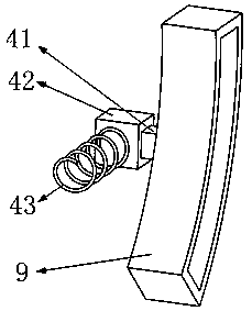 Safety bench saw protecting saw blade