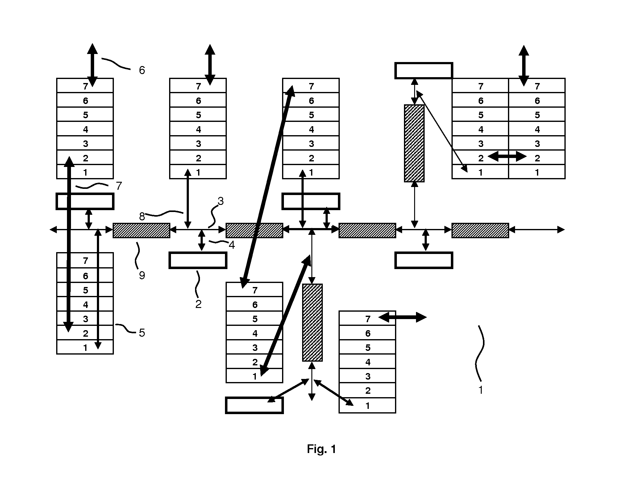Signal repeater system arrangement for stable data communication