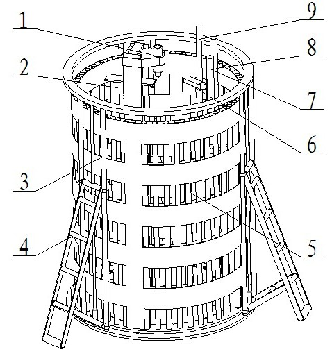 Novel submarine deep hole pressure maintaining and core drilling rig