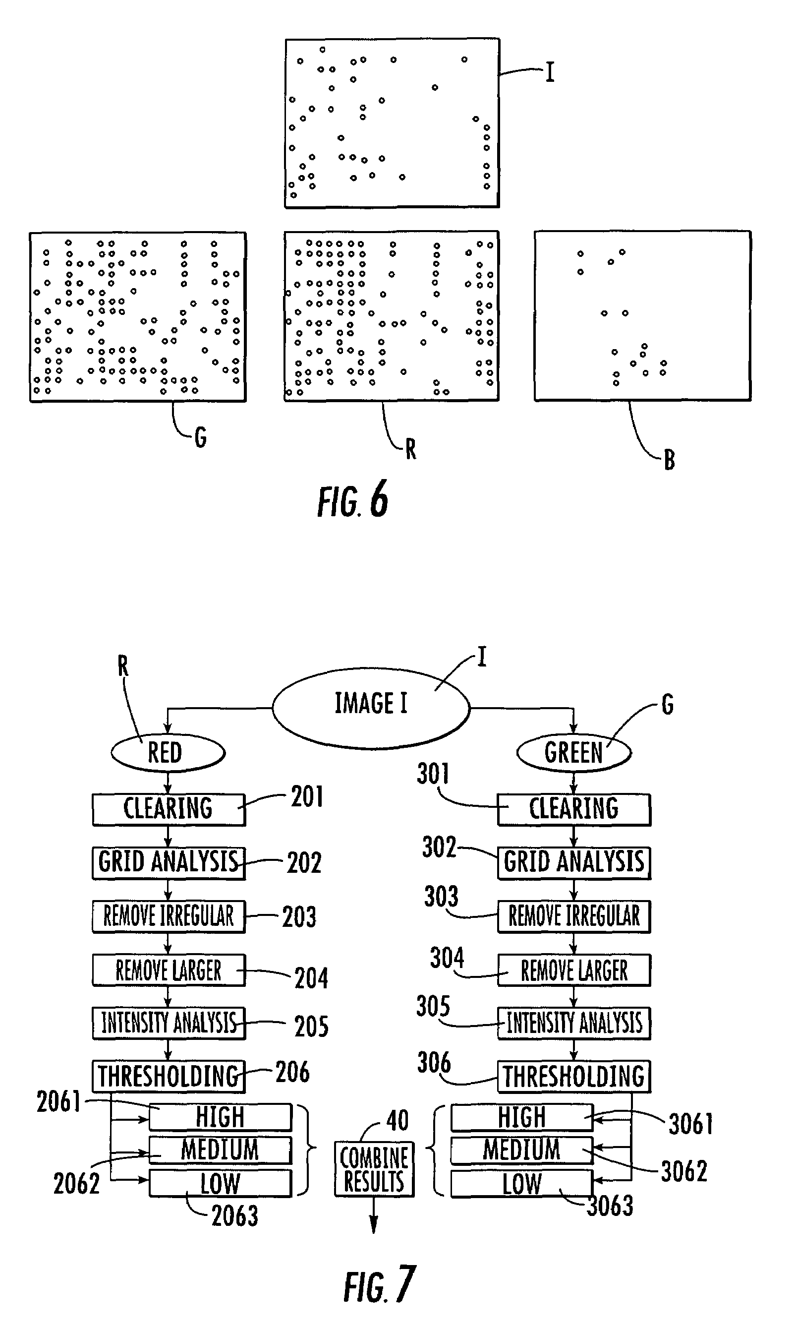 System for the automatic analysis of images such as DNA microarray images