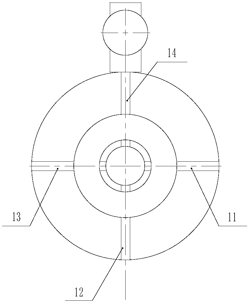 Anti-cavitation large-range liquid turbine flowmeter