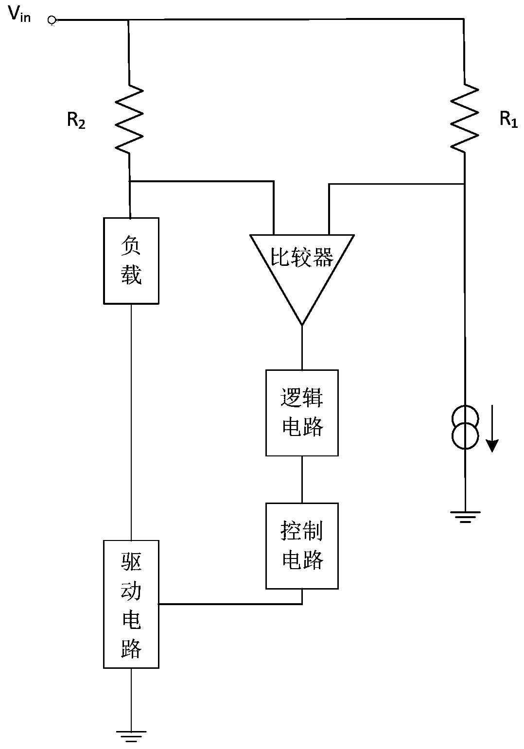 Current measuring circuit and method for LED driving power supply