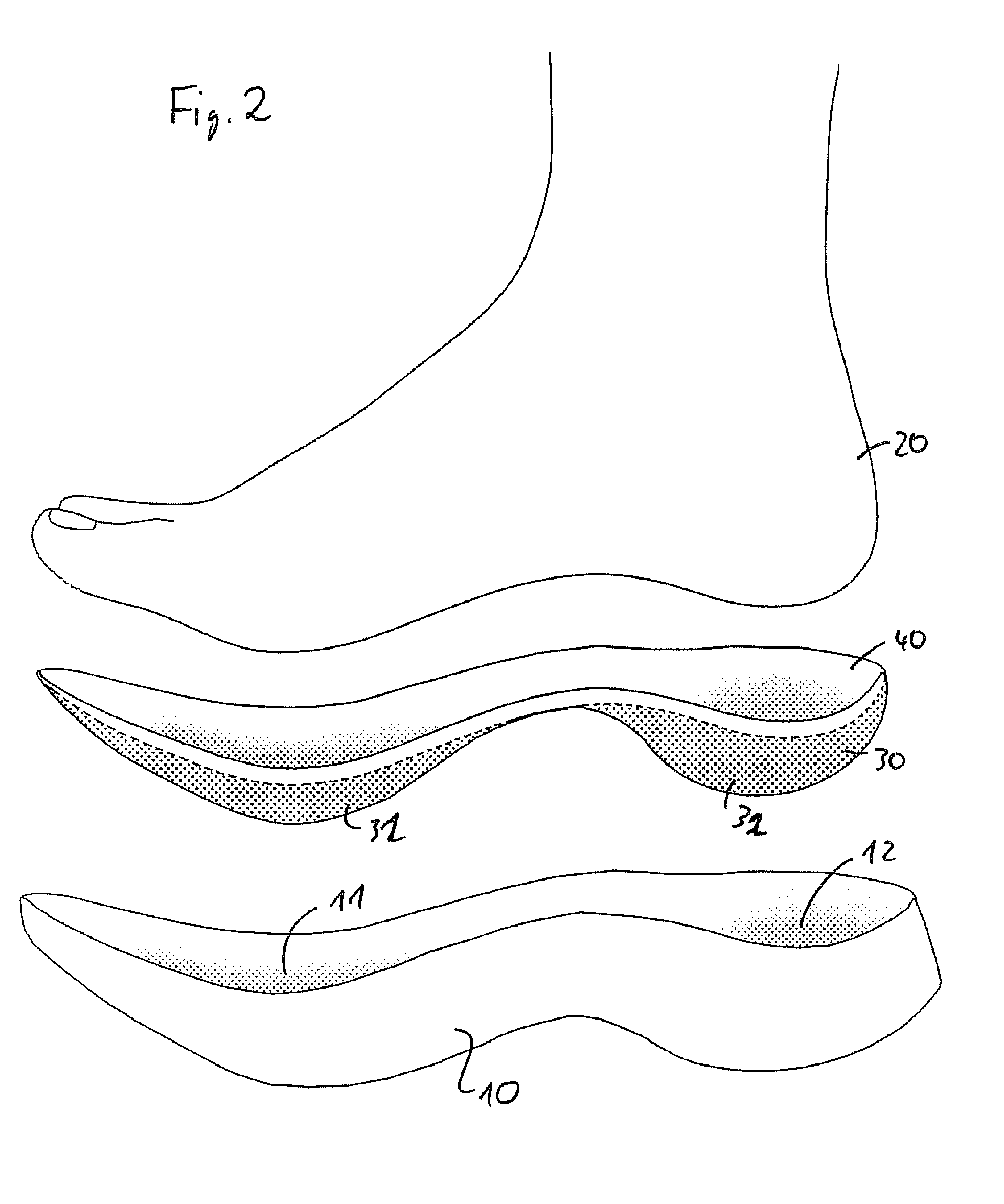Shoe sole element