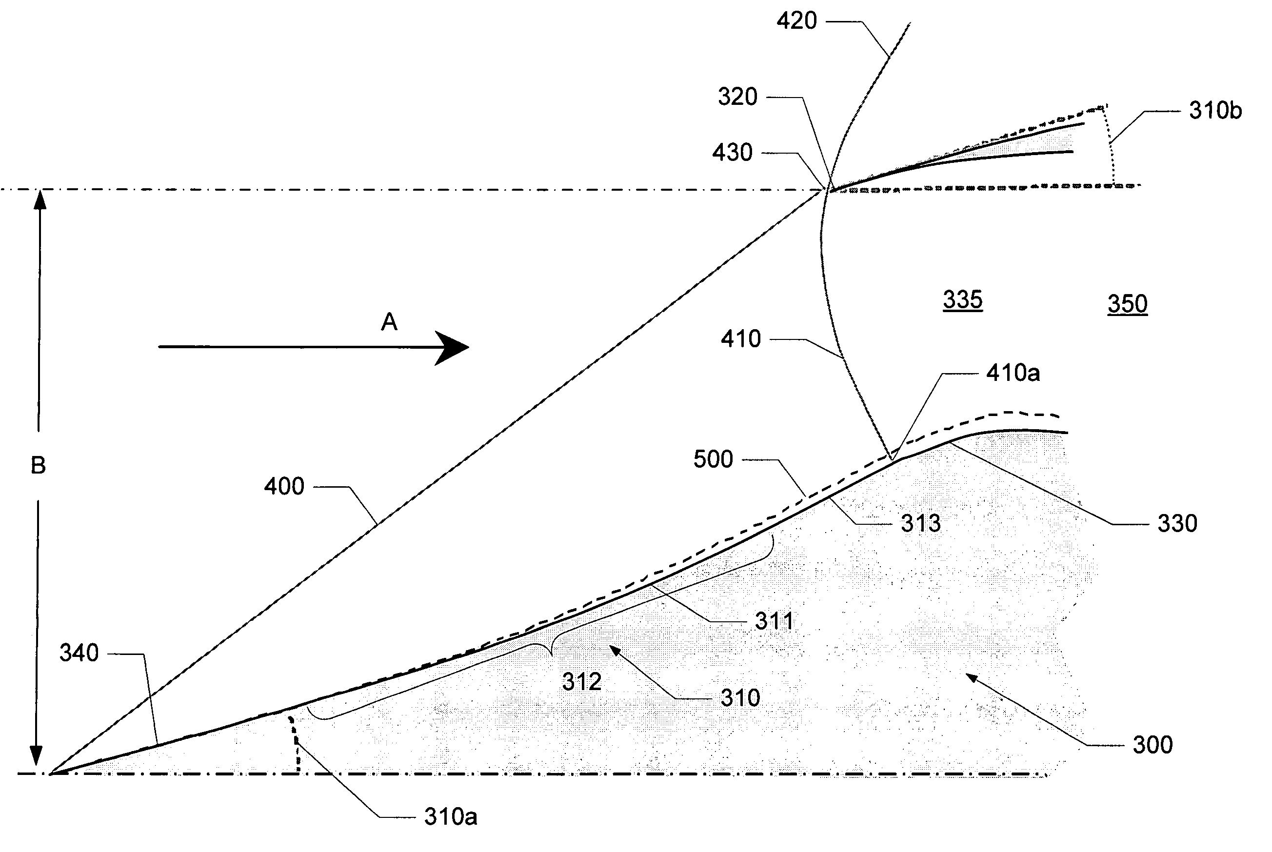 Isentropic compression inlet for supersonic aircraft