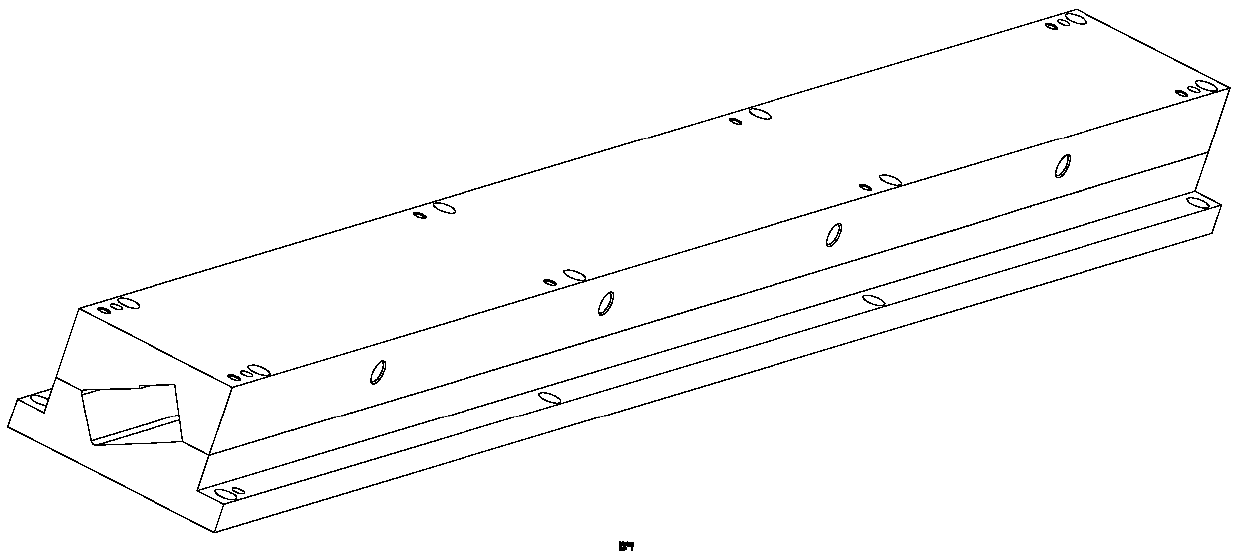 Method for realizing large-size slender thin-wall I-shaped beam structure composite part through open air bag